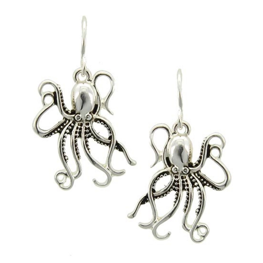 Octopus Dangle Earrings